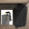 Sejf na pistolet biometryczny na kod kluczyk kantor jubiler szybki dostęp - miniatura 4