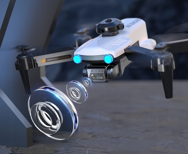 Dron z dwoma kamerami h8 pro gps 4k wifi 3 baterie 2km fpv etui na prezent - obrazek 9