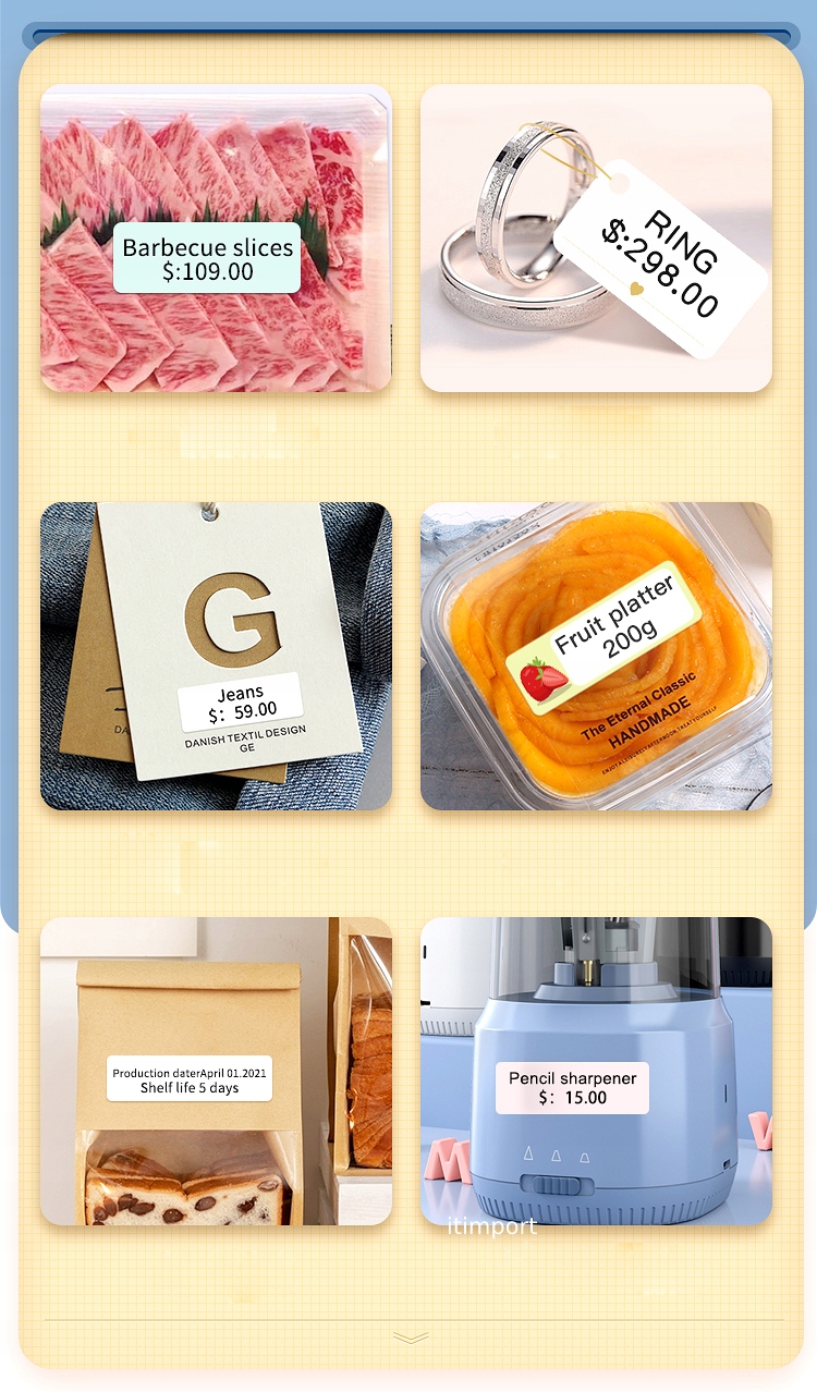 Niimbot d110 drukarka termiczna etykiety ean blue - zdjęcie 11