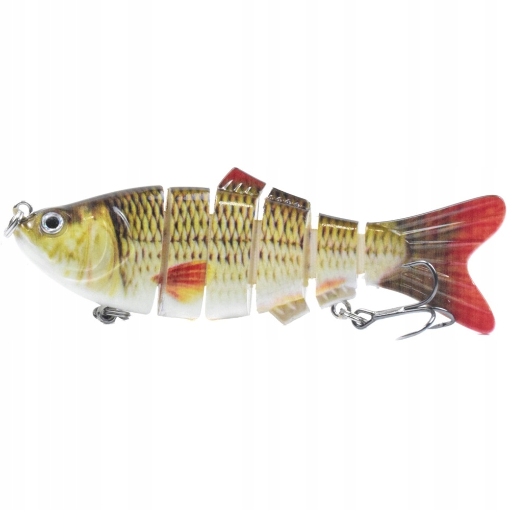 Zestaw 3szt woblerów szczupaka sandacza przynęt pudełko łamane 8.4cm 11,2g - zdjęcie 6
