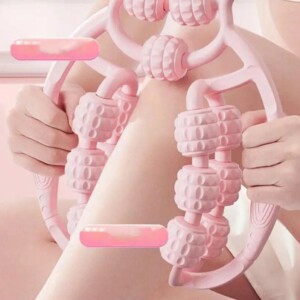 Masażer do nóg roller wałek na cellulit masażu ud rąk antycellulitowy blue - miniatura 5