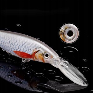 Wobler przynęta wędkarska szczupak sandacz sum łowny spinning 9.5cm 12g - miniatura 4
