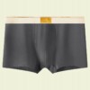 Majtki bokserki męskie bawełniane wygodne premium 4 pary czarne szare 2xl - miniatura 5