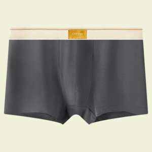 Majtki bokserki męskie bawełniane wygodne premium 4 pary czarne szare 2xl - miniatura 5