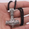 Naszyjnik męski młot thora mjolnir srebrny 125 - miniatura 3
