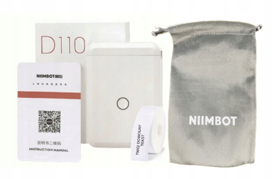 Niimbot d110 drukarka termiczna etykiety ean pl - obrazek 2