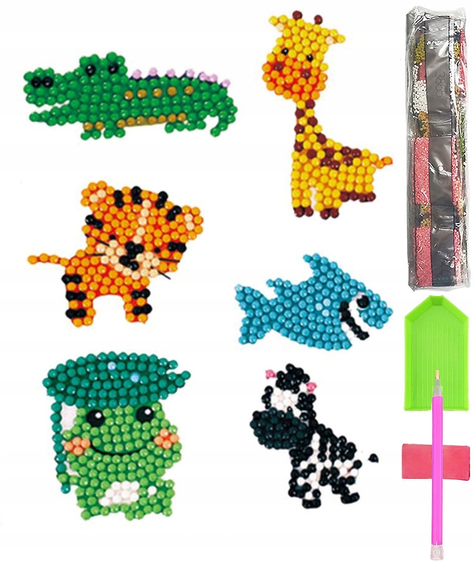 Haft diamentowy 5d zestaw dzieci najklejki puzzle - zdjęcie 1