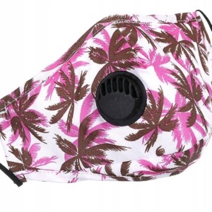 Komplet maska palmy + 3x filtr hepa pm 2.5 węgiel - miniatura 2