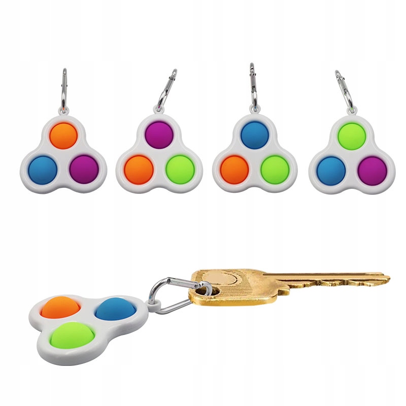 Breloczek brelok gniotek antystresowy kolorowy - zdjęcie 5