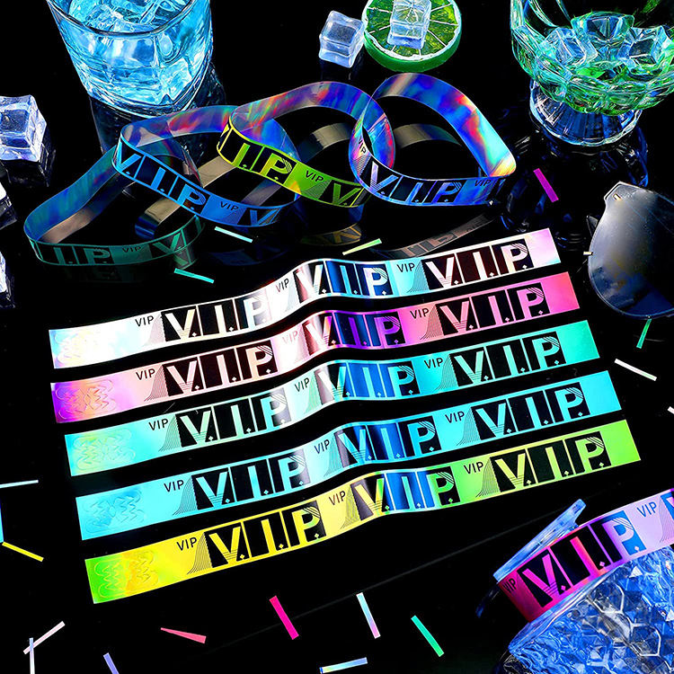 Opaski na festiwal imprezę klubowe vip złote na rękę panieński 100 sztuk - obrazek 6