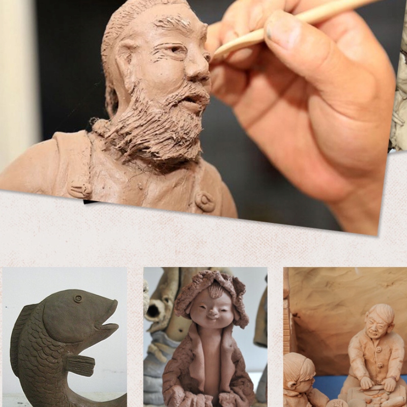 Zestaw narzędzi rzeźbiarskich glina gips 42szt xxl - obrazek 9