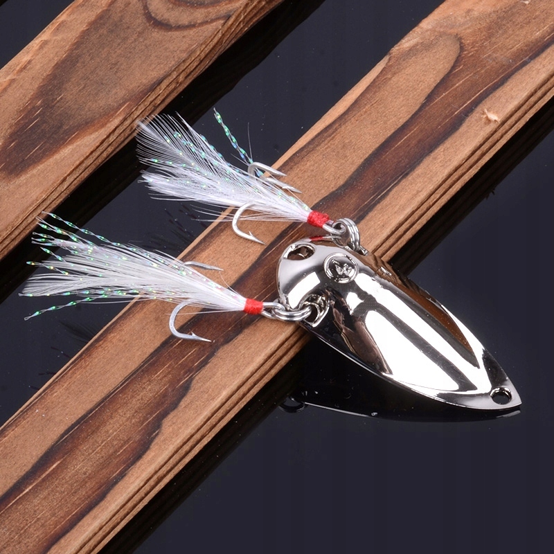 Błystka blacha przynęta wędkarska szczupak sandacz 15g 5,1cm 2 kotwice - obrazek 15