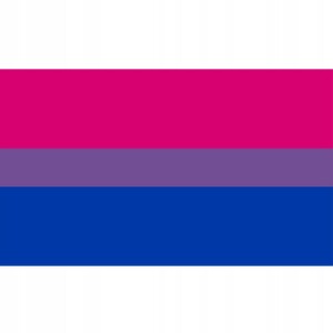 Flaga tęczowa lgbt duża 90x150cm biseksualność f7