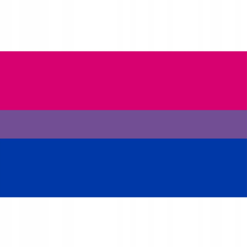 Flaga tęczowa lgbt duża 90x150cm biseksualność f7
