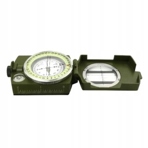 Kompas profesjonalny wojskowy busola pryzmatyczny mapowy metalowy - miniatura 9