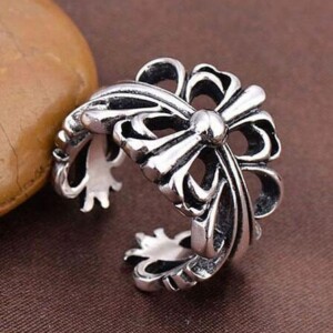 Pierścień sygnet obrączka gwiazda regulowany 392 - miniatura 5