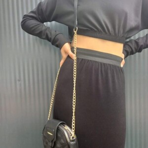 Torebka damska skórzana torba ramię pikowana t07 - miniatura 2