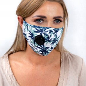 Komplet maska palmy + 3x filtr hepa pm2.5 węgiel - miniatura 1