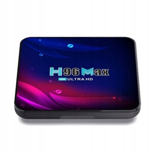 Smart box tv 4k h96 max android przystawka tv 16gb hdmi pilot usb - miniatura 4