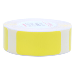 Niimbot etykiety naklejki okrągłe żółte 14x28mm podwójne 205x do serii d - miniatura 4