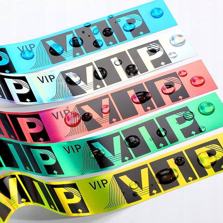 Opaski na festiwal imprezę klubowe vip złote na rękę panieński 100 sztuk - obrazek 8