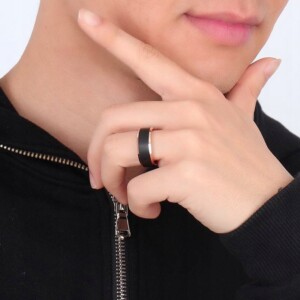 Obrączka pierścień z wolframu wolfring eu19 us09 - miniatura 2