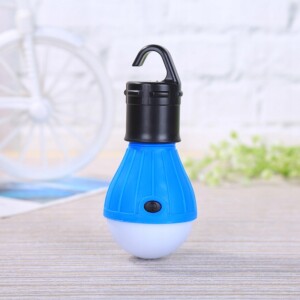 Lampka led turystyczna camping do namiotu biwak z haczykiem komplet baterii - miniatura 5