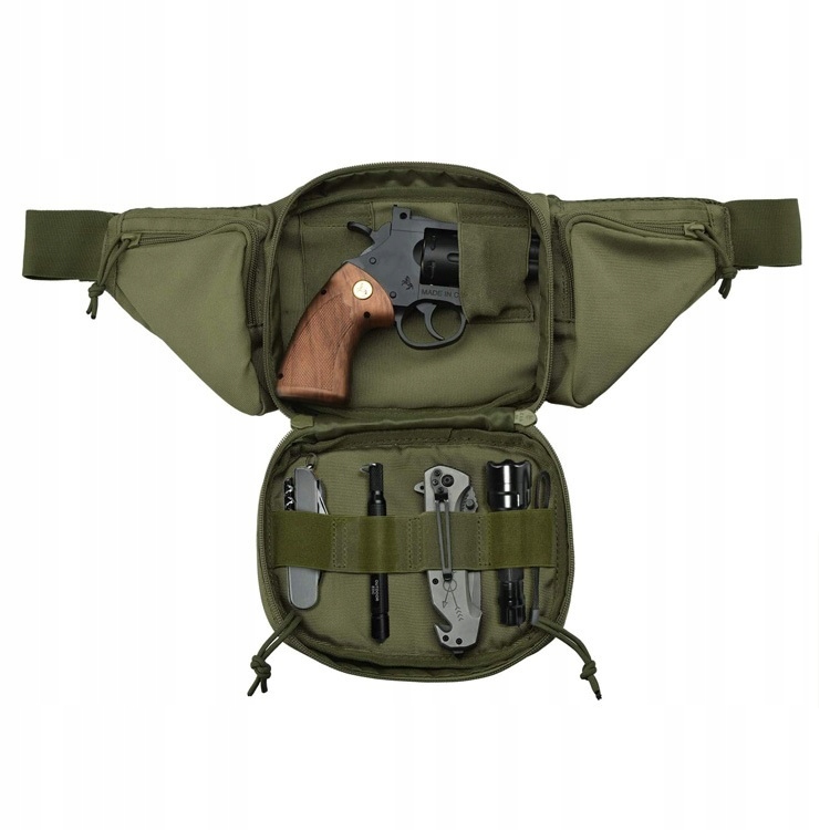 Saszetka biodrowa wojskowa nerka xxl taktyczna - obrazek 2