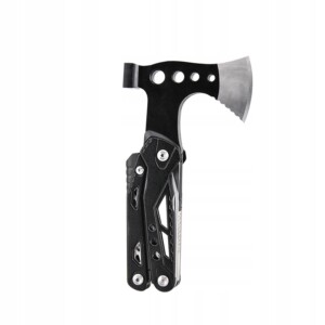 Multitool scyzoryk narzędzie wielofunkcyjne toporek nóż piła młotek 17 w 1 - miniatura 5