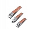 Zestaw do manicure pedicure do twarzy turystyczny 18 elementów różowy etui - miniatura 4