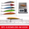 Zestaw woblerów na szczupaka sandacz okoń przynęty 56szt 2-8.5g 3-10cm - miniatura 12