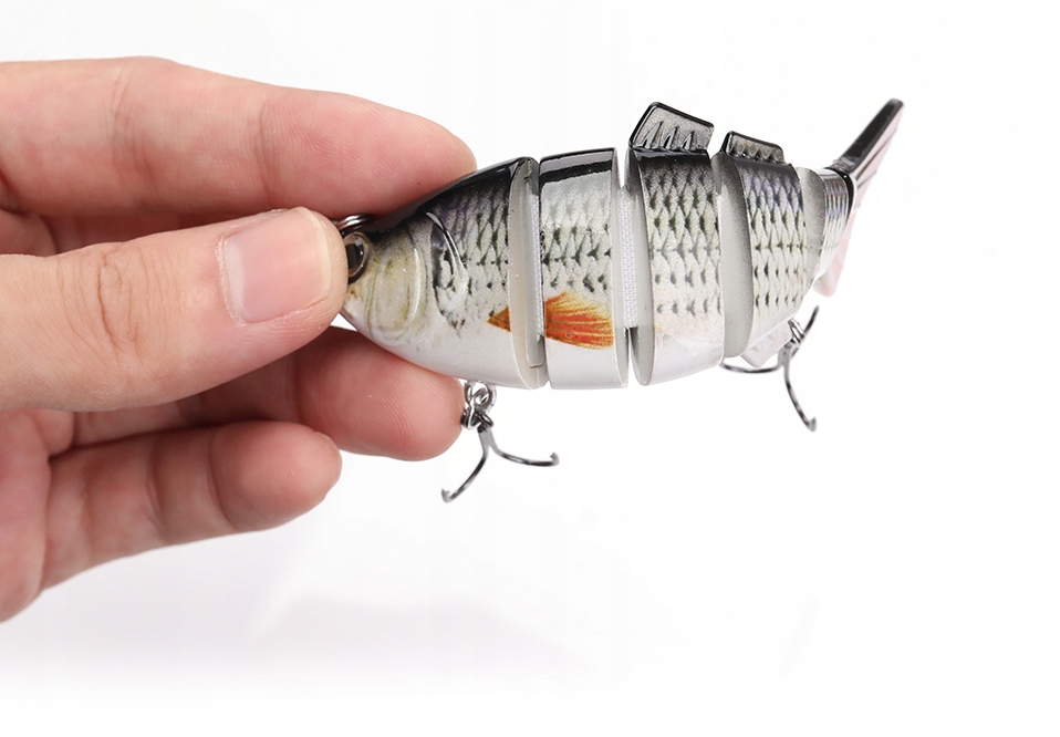 Zestaw 3szt woblerów szczupaka sandacza przynęt pudełko łamane 8.4cm 11,2g - zdjęcie 10