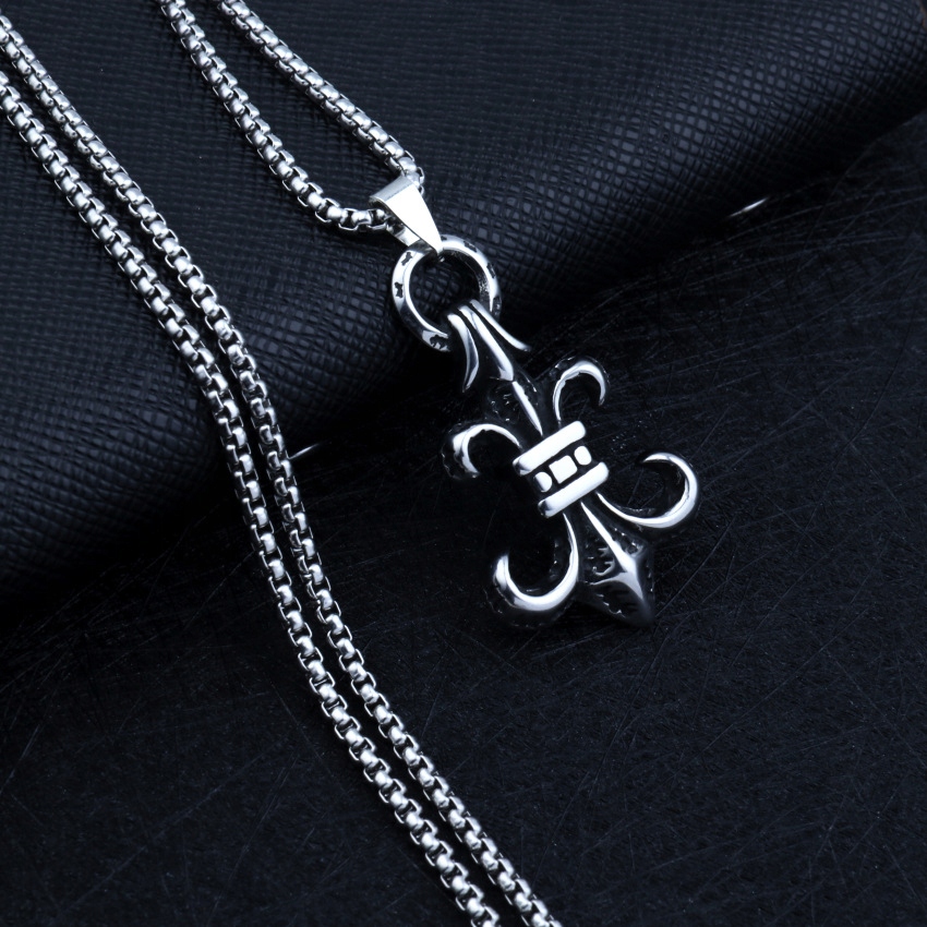 Naszyjnik srebrny stal łańcuszek 316l harcerz 334 - obrazek 10