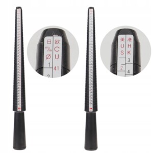 Zestaw miara jubilerska do pierścionka obrączki trzpień obręcz pl - miniatura 10