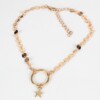 Naszyjnik choker celebrytka długa boho złoty 33 - miniatura 3