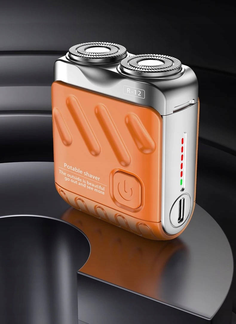 Maszynka do golenia golarka elektryczna turystyczna usb mocna wodoszczelna - zdjęcie 4