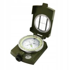 Kompas profesjonalny wojskowy busola pryzmatyczny mapowy metalowy - miniatura 7