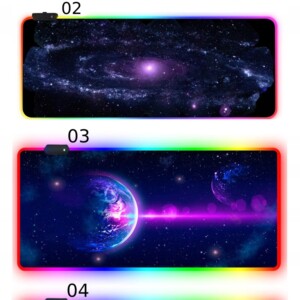 Podkładka gamingowa pod myszkę duża dla graczy prezent rgb led 90x40 04 - miniatura 2