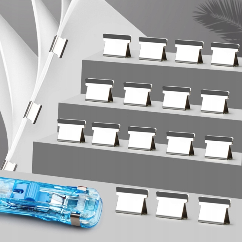 Klipsy do dokumentów urządzenie + 50 klipsów biuro - obrazek 12