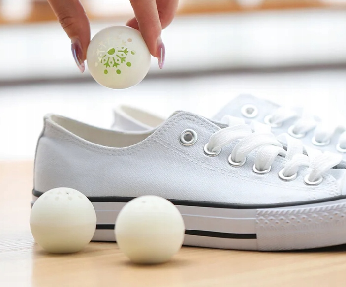 Odświeżające kulki do butów szafy zapachowe zielonej herbaty obuwia 6 sztuk - zdjęcie 6