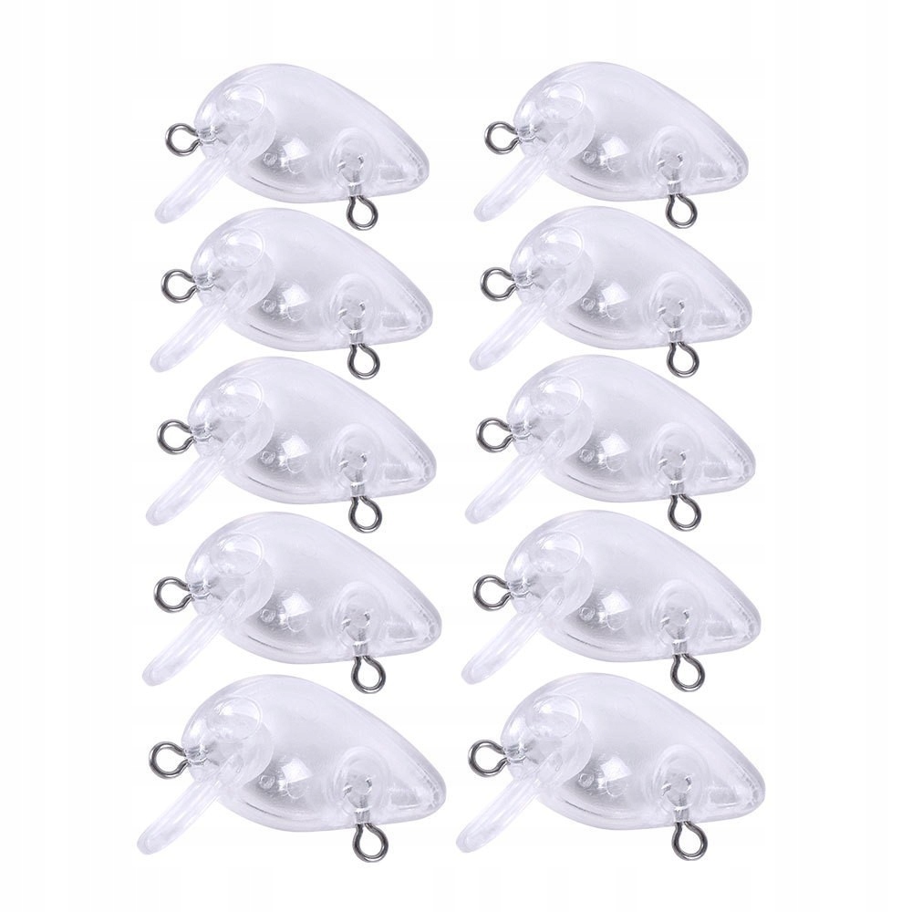 Korpus wobler szczupak sandacz okoń zrób to sam do malowania 3cm 1.2g 10szt - zdjęcie 1