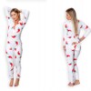 Piżama damska prezent na walentynki dla dziewczyny rozpinana papryczki xl - miniatura 2