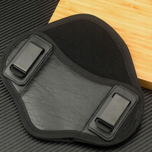 Kabura pistolet asg uniwersalna iwb wewnętrzna glock 9mm 38 357 brązowa - miniatura 8