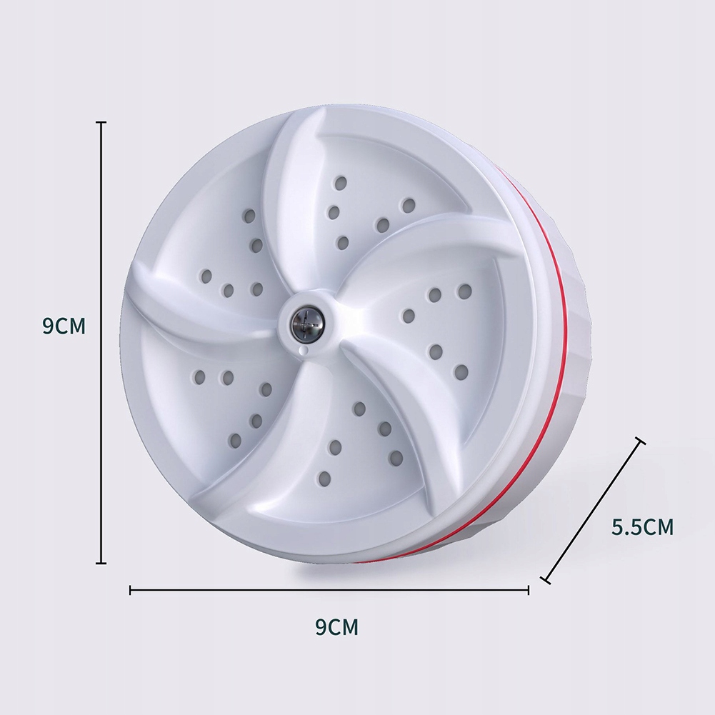 Przenośna mini pralka turystyczna podrózna na usb wirówka na kemping - obrazek 6