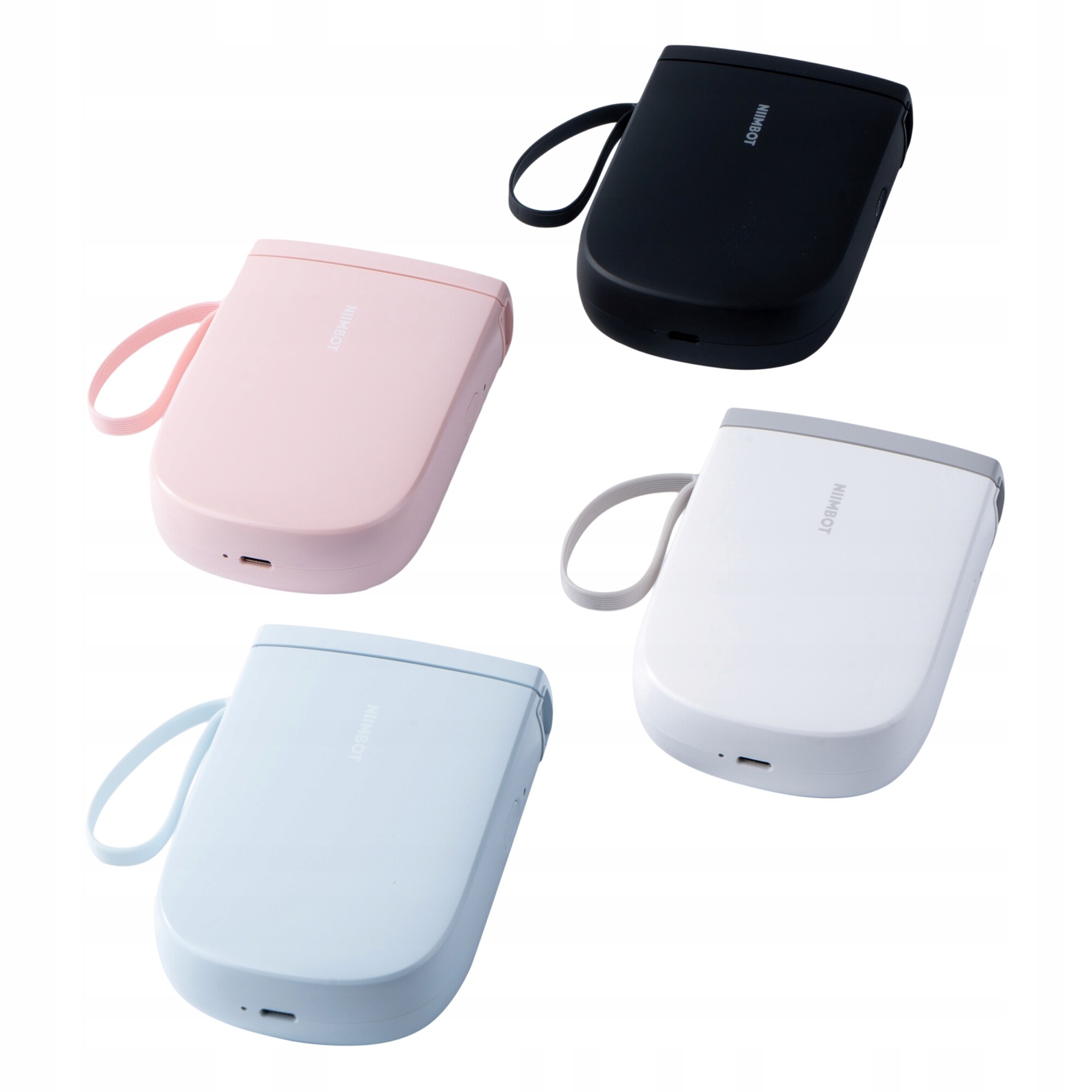 Niimbot d11h bezprzewodowa drukarka termiczna etykiety naklejki 300dpi blue - zdjęcie 4