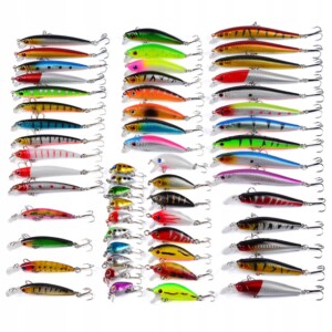 Zestaw woblerów na szczupaka sandacz okoń przynęty 56szt 2-8.5g 3-10cm - miniatura 4
