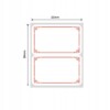 Niimbot etykiety naklejki rfid 40*30mm ramka red 230szt seria b oryginalne - miniatura 2