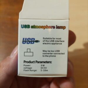 Lampka led rgb tęczowa usb android micro telefon - miniatura 11