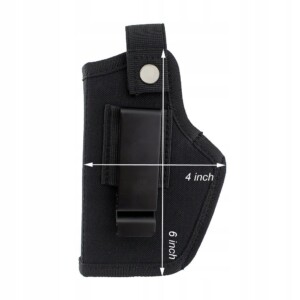 Kabura pistolet asg uniwersalna iwb zewnetrzno-wewnętrzna glock 9mm 38 357 - miniatura 2