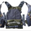 Kamizelka wędkarska plecak 2w1 moro uniwersalna - miniatura 3